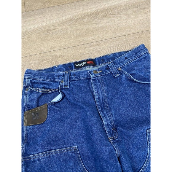 WRANGLER Riggs Workwear Double Knee Denim Jeans Men's Size 36 x 35 - Picture 4 of 7
